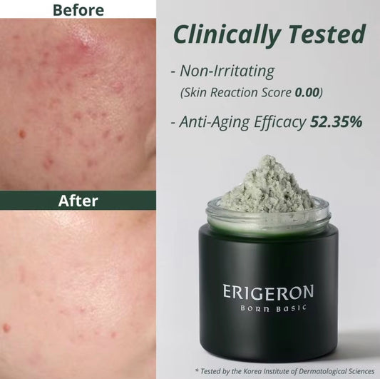 ERIGON Heart leaf Green Calming Cleanser for Clean and Healthy skin