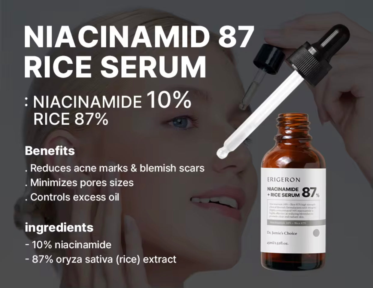Niacinamide +Rice Serum