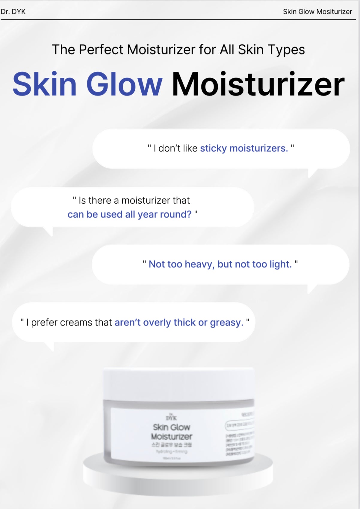Glow Moisturiser